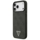 2. Etui Guess Leather 4G Triangle Strass MagSafe na iPhone 17 Pro Max / 18 Pro Max - czarne
