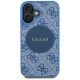 3. Etui Guess 4G Circle Classic Logo MagSafe na iPhone 16 - niebieskie