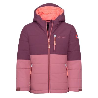 Trollkids Kids Hemsedal Snow Jacket XT deep ruby/frozen berry (513-253)