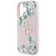 6. Etui Guess Grained Roses Big 4G logo na iPhone 16 - różowe