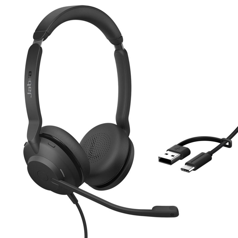 2. Jabra Evolve2 30 SE Zestaw słuchawkowy Przewodowa Opaska na głowę Biuro/centrum telefoniczne USB Type-C / USB Type-A Czarny
