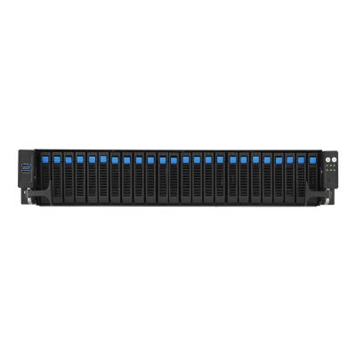 8. Platforma Asus Rack (2U) RS520A-E12-RS24U AMD Epyc 9004 (24x NVMe, 2xGPU, 2x1Gbe, IPMI, 1+1 1600W)