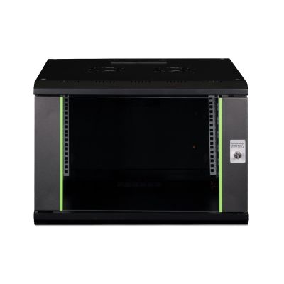 3. Digitus Szafa sieciowa wisząca Unique 19" 7U rack 600x600, drzwi szyba, czarny, niedzielona, złożona, 100kg