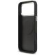 7. Etui Guess Grained Triangle Logo MagSafe na iPhone 17 Pro Max - czarne