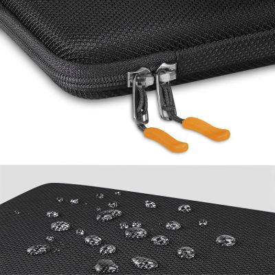 3. Etui Tech-Protect Hardpouch na laptopa 13-14 - czarno-pomarańczowe
