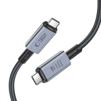 3. Kabel Tech-Protect UltraBoost Max USB-C 4.0 / USB-C 4.0 PD 240W 8K 40Gbps 2m - szary