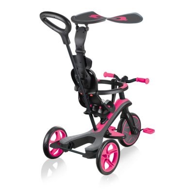 25. Rowerek 4w1 Globber Explorer Trike Fuchsia 632-110-2 HS-TNK-000013809