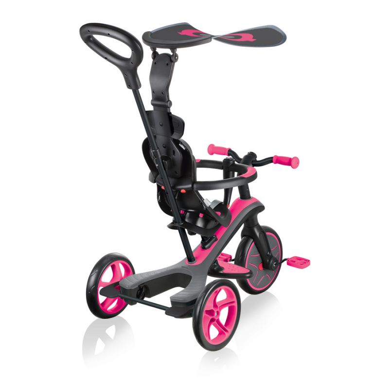 25. Rowerek 4w1 Globber Explorer Trike Fuchsia 632-110-2 HS-TNK-000013809