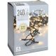 15. LAMPKI CHOINKOWE ŁAŃCUCH ŚWIETLNY 240 LED TIMER CIEPŁY BIAŁY