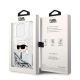 8. Etui Karl Lagerfeld Glitter Karl's Head na iPhone 14 Pro Max - srebrne