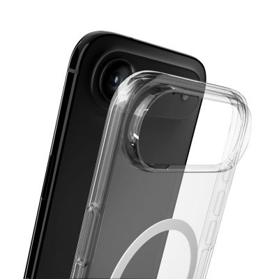 4. Etui Puro Impact Clear D3O TPU+PC kompatybilne z MagSafe na iPhone 17 Air - przezroczyste