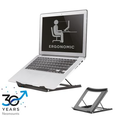16. Neomounts NSLS075BLACK stojak na laptop Podstawka na notebooka Czarny 38,1 cm (15")