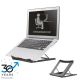 16. Neomounts NSLS075BLACK stojak na laptop Podstawka na notebooka Czarny 38,1 cm (15")