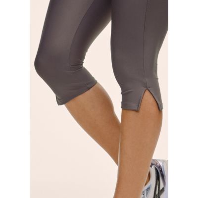 3. Legginsy treningowe damskie CASALL Capri Slit Regular Waist Tights kolor szary