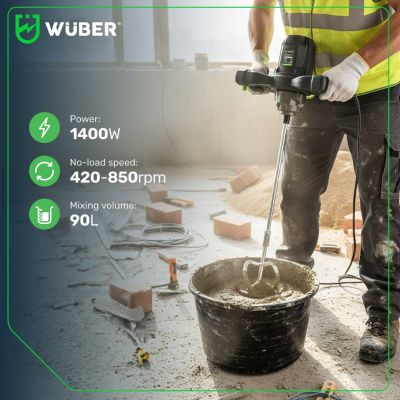 8. Mieszadło elektryczne 1400W W38635 WUBER