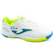 Joma buty sportowe piłkarskie Toledo JR 2602 halowe dziecięce białe