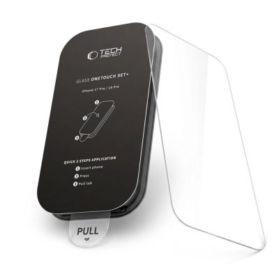 3. Szkło hartowane Tech-Protect OneTouch Set+ 2-Pack na iPhone 18 Pro Max / 17 Pro Max