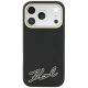 3. Etui Karl Lagerfeld Grained with Resin Signature Logo MagSafe na iPhone 18 Pro / 17 Pro - czarne