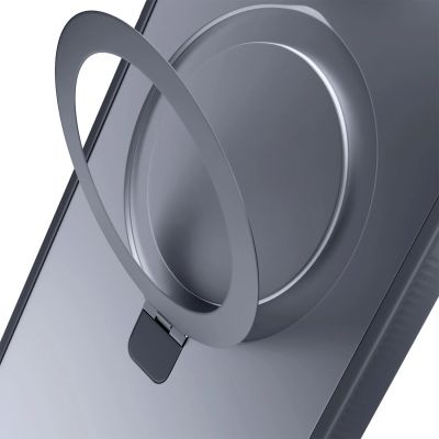 6. Etui 3mk Smoke Case Mag&Stand na Apple iPhone 16E - czarne