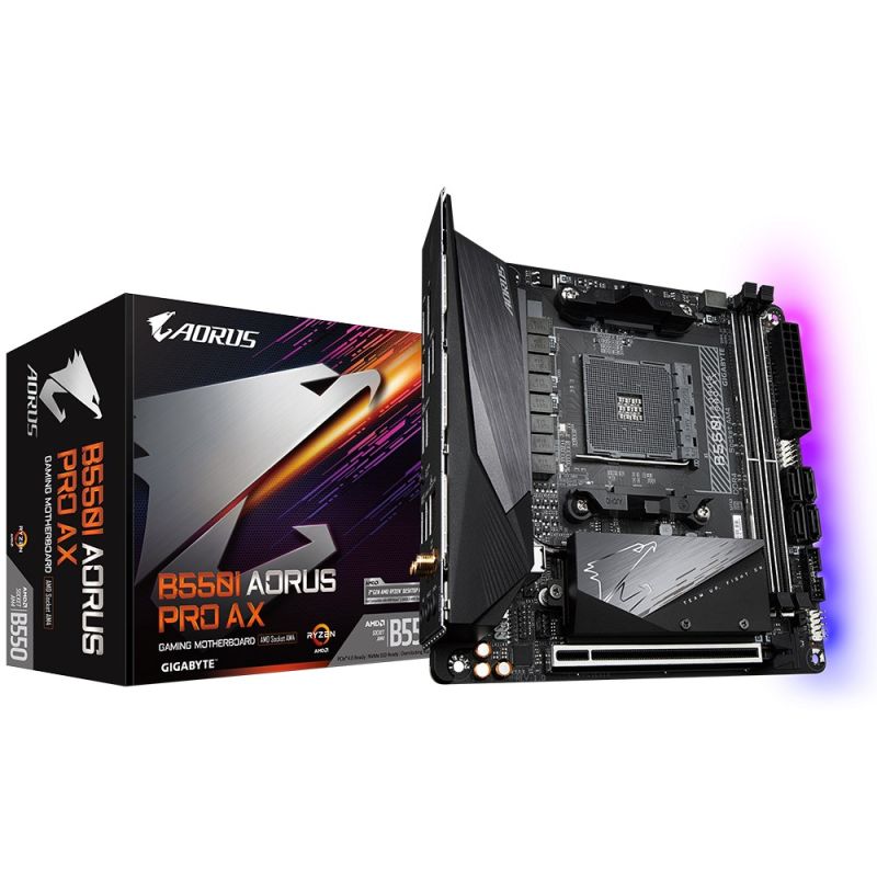 6. Gigabyte B550I AORUS PRO AX płyta główna AMD B550 AM4 socket Mini-ITX