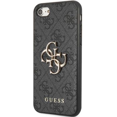 2. Etui Guess 4G Big Metal Logo na iPhone 7 / 8 / SE 2020 / SE 2022 - szare