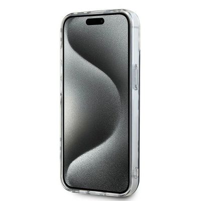 5. Etui DKNY IML Checkered Mono Pattern na iPhone 15 / 14 / 13 - czarne
