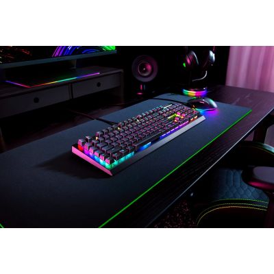 2. Razer BlackWidow V4 X. Tastatur Formfaktor: Volle Größe (100%), Geräteschnittstelle: USB, Tastatur-Switch: Mechanischer Switch. Typ der Hintergrundbeleuchtung: RGB-LED. Empfohlene Nutzung: Gaming. Produktfarbe: Schwarz