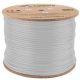 5. LANBERG KABEL UFTP KAT. 6A 305M DRUT CU LSZH SZARY CPR+FLUKE PASSED