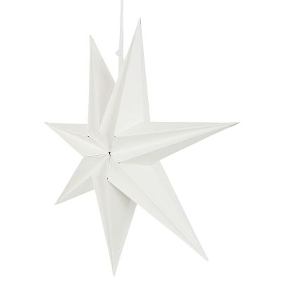 3. DEKORACJA PAPIEROWA GWIAZDA 30CM 7 RAMION BIAŁA SASKA GIFT & DECOR