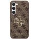 3. Etui Guess 4G Big Metal Logo na Samsung Galaxy S23 - brązowe