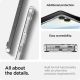 19. Etui Spigen AirSkin Mag MagSafe na Samsung Galaxy Z Flip 7 - przeroczysto-białe