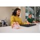 12. Mysz HP Tilt Ergonomic Pink Mouse 720M Wireless / Bluetooth bezprzewodowa różowa BH7N4AA