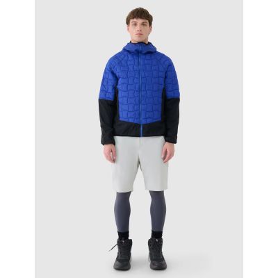 9. Kurtka puchowa trekkingowa z wypełnieniem Primaloft Black męska 4F 4FWSS25TTJAM697-36S