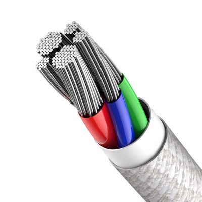 7. Kabel Baseus CATLGD-A02 Lightning - USB-C PD 20W 480Mb/s 2m - biały
