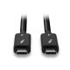 4. Lindy 31120 kabel Thunderbolt 1 m 40 Gbit/s Czarny