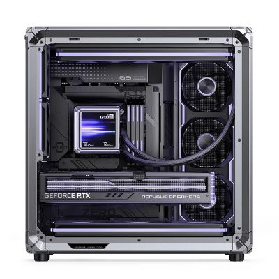 52. Jonsbo X400 Pro PC-Gehäuse, Midi-Tower, ATX, Tempered Glass - grau