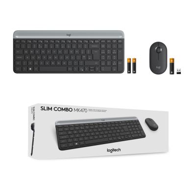 12. Wireless Keyboard and Mouse Combo MK470 GRAPHITE