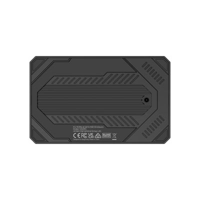 4. UNITEK S1229CBK01 obudowa do dysków twardych M.2 NVMe & SATA SSD Czarny,