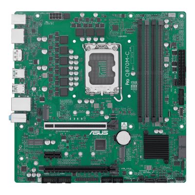 10. ASUS PRO Q870M-C-CSM Intel Q870 LGA 1851 (Socket V1) micro ATX