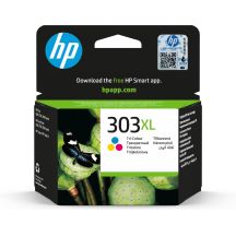 ORIGINAL HP 303XL HIGH YIELD/TRI-COLOR INK CARTRIDGE