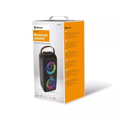 6. Denver BTV-230 Przenośny głośnik stereo Czarny 10 W