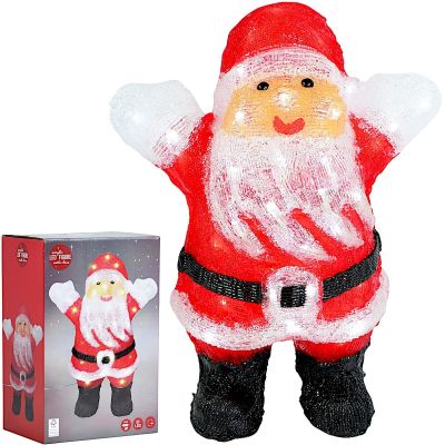 FIGURKA DEKORACYJNA MIKOŁAJ 50LED WYS: 40CM ACRYL