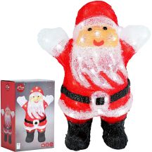 FIGURKA DEKORACYJNA MIKOŁAJ 50LED WYS: 40CM ACRYL