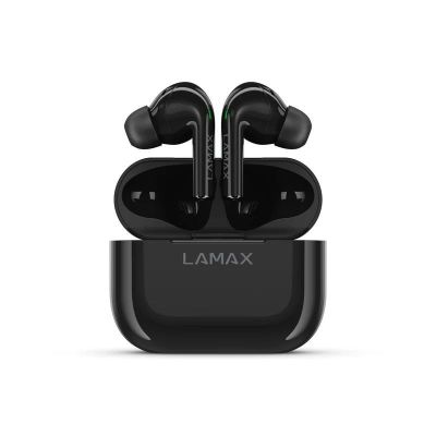 7. Lamax Clips1 ANC Zestaw słuchawkowy Bezprzewodowy Douszny Połączenia/muzyka USB Type-C Bluetooth Czarny