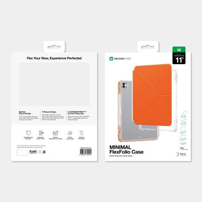7. Etui AMAZINGTHING Minimal Case na iPad Pro M5 11" - pomarańczowe