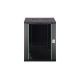 8. Szafa sieciowa wisząca DYNAmic 19" 16U rack 600x600, drzwi szyba, czarny, niedzielona, złożona, 60kg