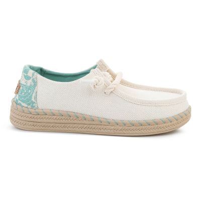 4. HEYDUDE WENDY ESPADRILLE HIBISCUS EGRET/MULTI 45237-0NI