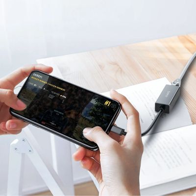 5. Adapter sieciowy Orico XC-R45-V1 USB-C do RJ45 Gigabit Ethernet 1 Gbps - czarny