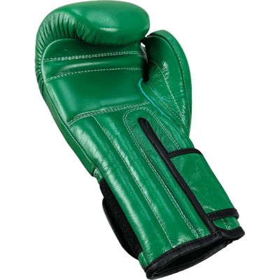 17. Rękawice bokserskie skórzane RBT-GREENSTRIKE 12 oz zielone