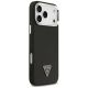 4. Etui Guess Grained Triangle Logo MagSafe na iPhone 17 Pro Max - czarne